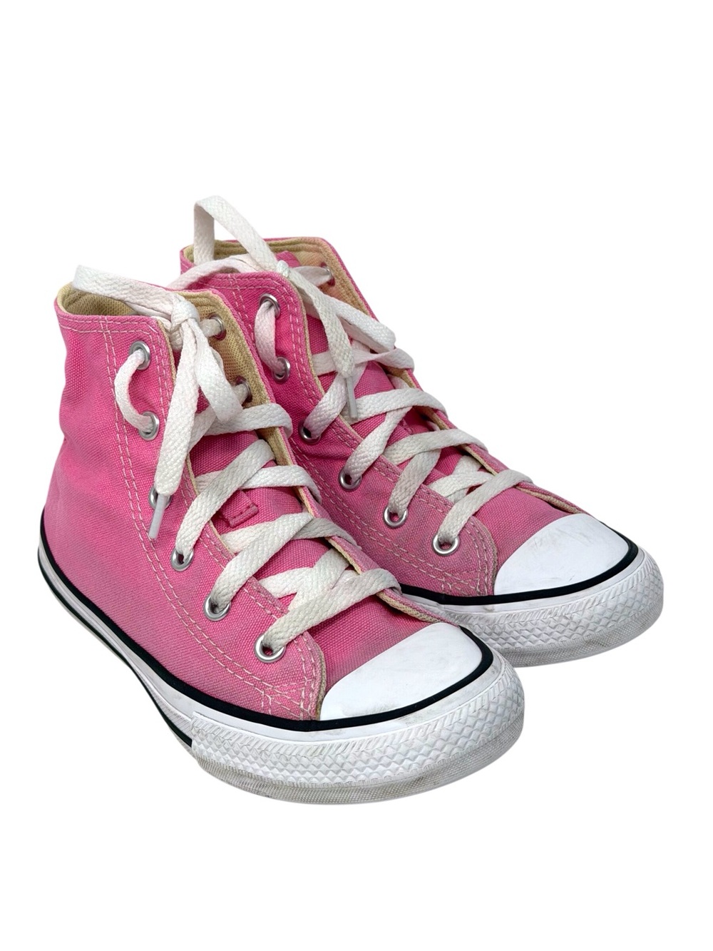 Converse Chuck Taylor High Top Pink Sneakers Youth size US 1/EU 32